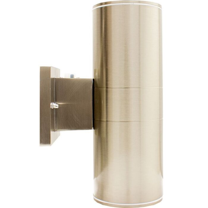 Westgate WMC-UDL-MCT-BN-DT Outdoor Cylinder Sconce, Multicolor Temp