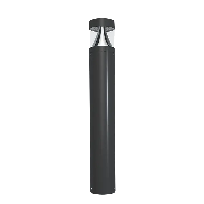 RAB Lighting B17 - 24/19/14W - 3000K/4000K/5000K CCT Adjustable - Bronze - 120-277V - Flat Top Bollard