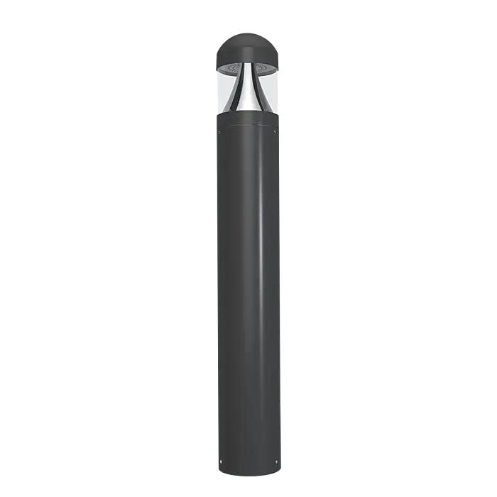 RAB Lighting B17D - 24/19/14W - 3000K/4000K/5000K CCT Adjustable - Bronze - 120-277V - Round Top Bollard