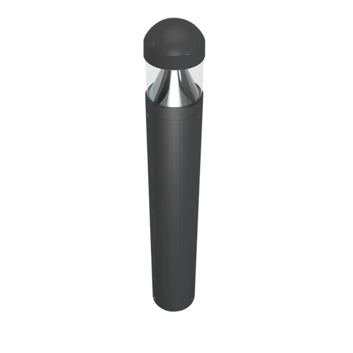 RAB Lighting B17D - 24/19/14W - 3000K/4000K/5000K CCT Adjustable - Bronze - 120-277V - Round Top Bollard