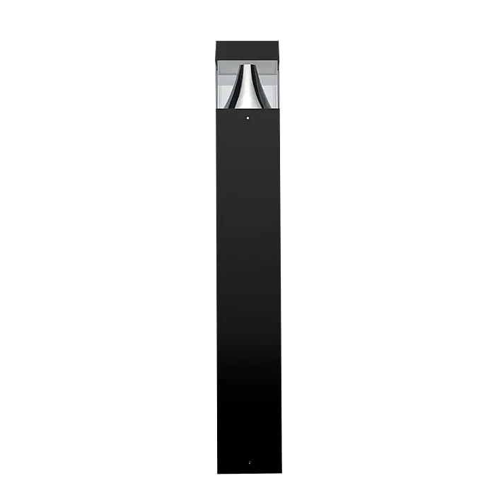 RAB Lighting B17SB - 24/19/14W - 3000K/4000K/5000K CCT Adjustable - Black - 120-277V - Flat Top Bollard
