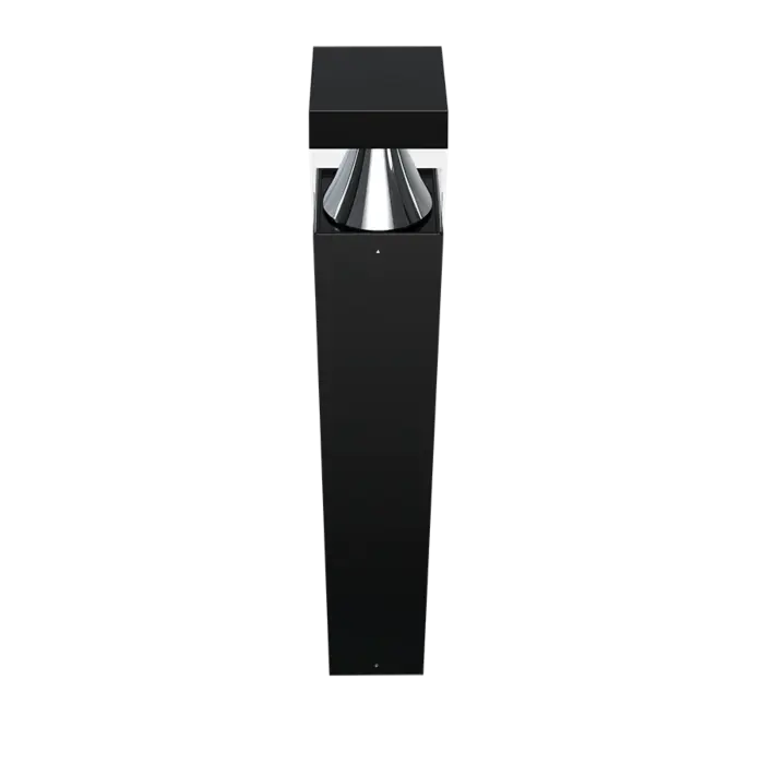 RAB Lighting B17SB - 24/19/14W - 3000K/4000K/5000K CCT Adjustable - Black - 120-277V - Flat Top Bollard