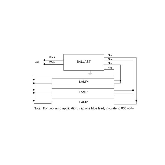 Universal Triad B332IUNVHP-A T8 Electronic Fluorescent Ballast 