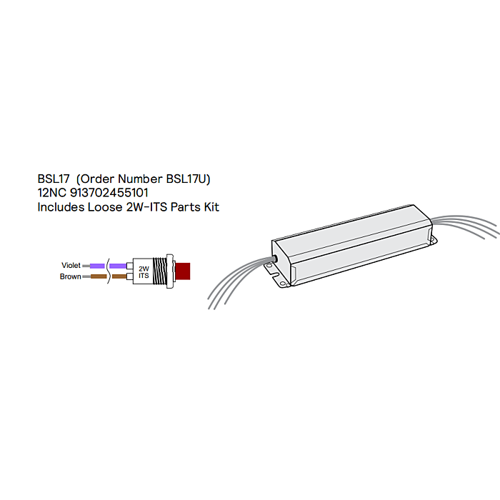 Philips Bodine BSL17U Constant Current 7.5W Emergency LED Driver