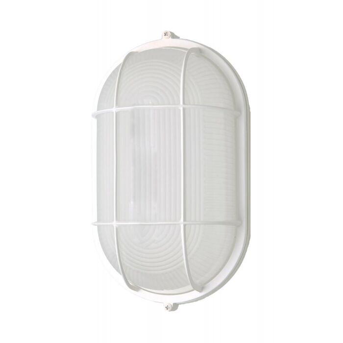 Satco 62-1411 - LED Oval Bulkhead - Black