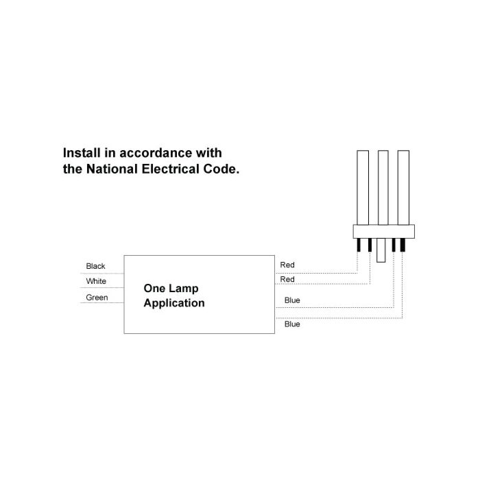Universal Triad C242UNVME Electronic Compact Fluorescent (CFL) Ballast