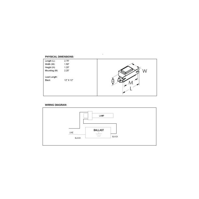 Keystone CC579TP Magnetic Compact Fluorescent Ballast 