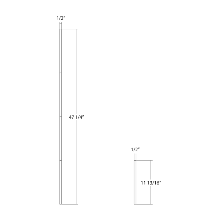 RAB Lighting CD34STEM-K Black CD34 Field-Adjustable Accessory