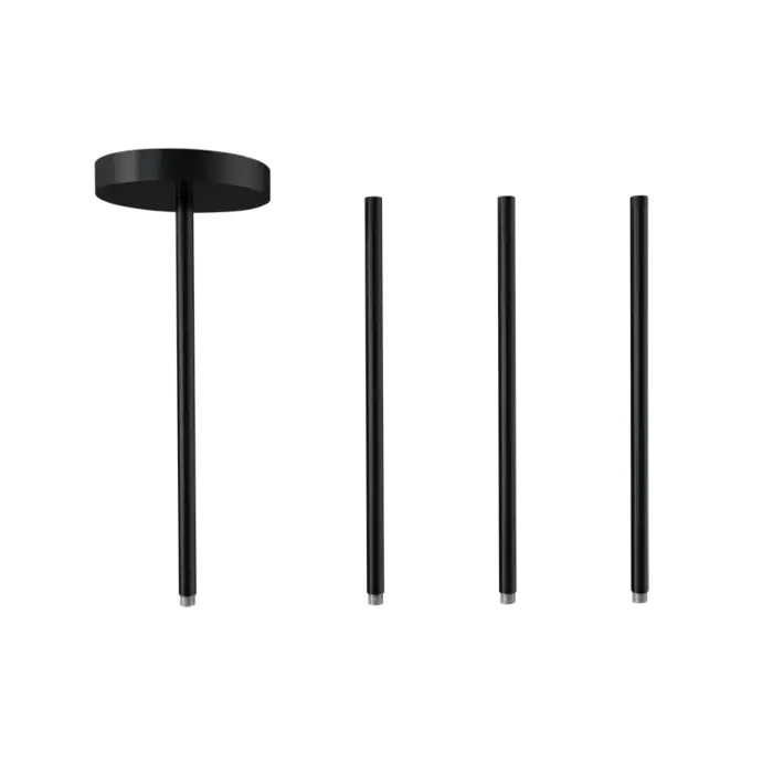 RAB Lighting CD34STEM-K Black CD34 Field-Adjustable Accessory
