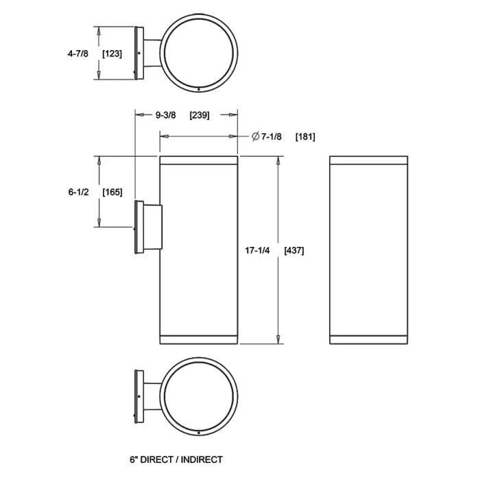 RAB Lighting CDLED6W-40W-80D950-Z - 40W - 5000K - Bronze - 120V