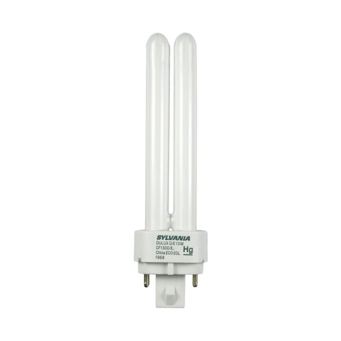 Sylvania 20667 - CF13DD/E/841/ECO - 13 Watts 4 Pin CFL 4100K