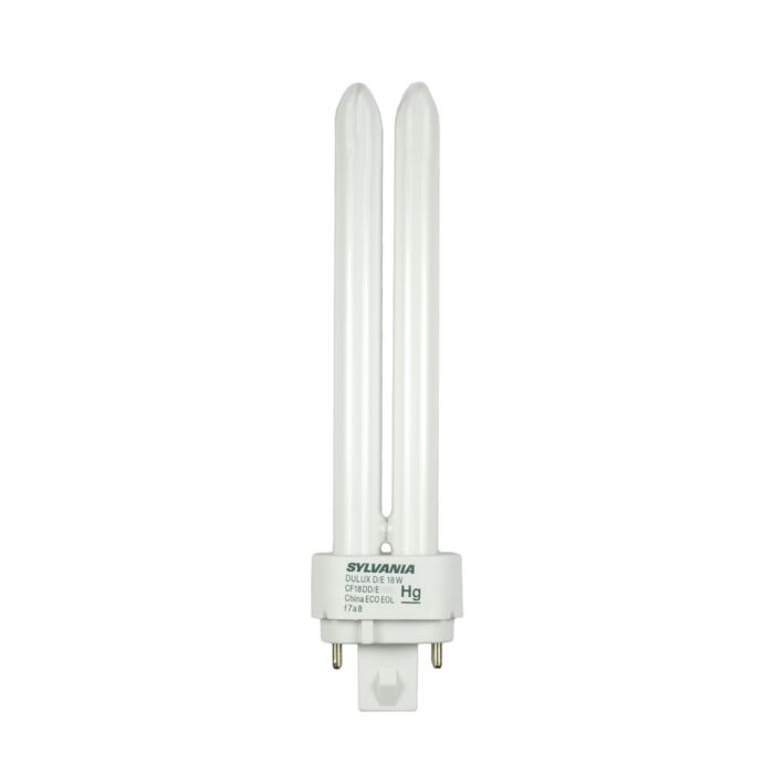 Sylvania 20683 - CF18DD/E/827/ECO - 18 Watts 4 Pin CFL 2700K
