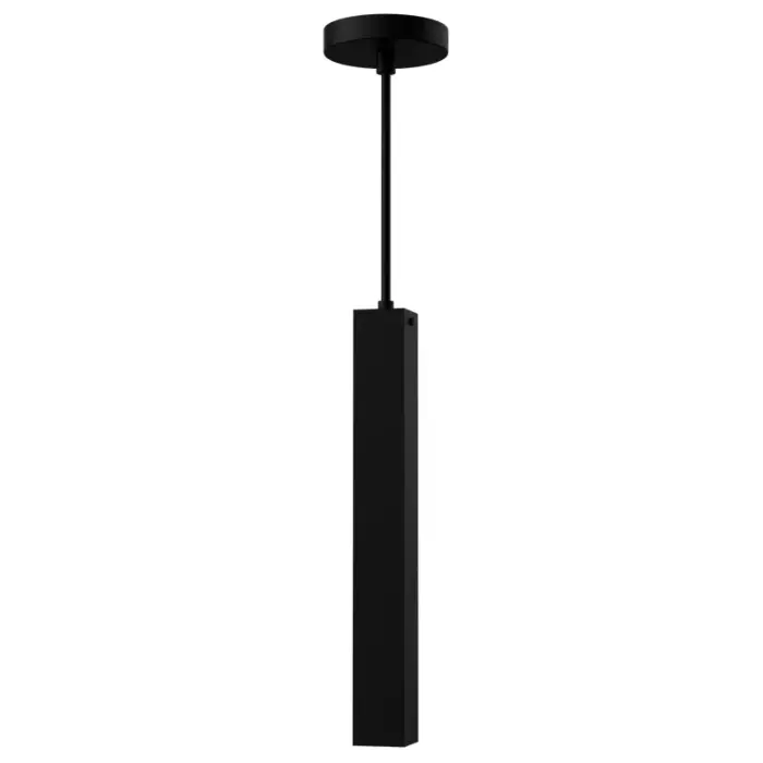 Westgate CMCS2L-MCT-DT-BK - 1"-4" Square Architectural Ceiling Cylinder Lights - Black