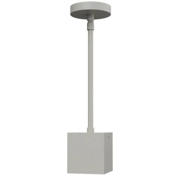 Westgate CMCS4S-MCTP-DD-WH - 1"-4" Square Architectural Ceiling Cylinder Lights - White