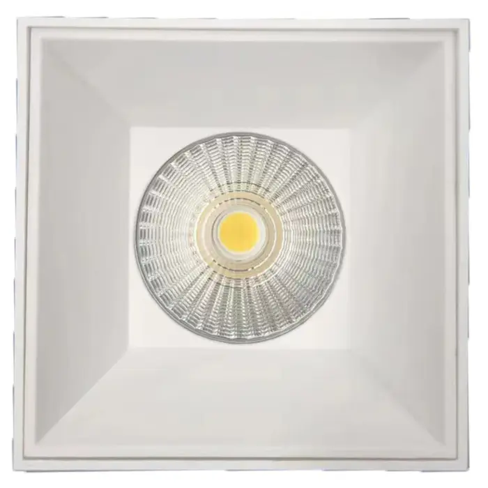 Westgate CMCS4S-MCTP-DD-WH - 1"-4" Square Architectural Ceiling Cylinder Lights - White