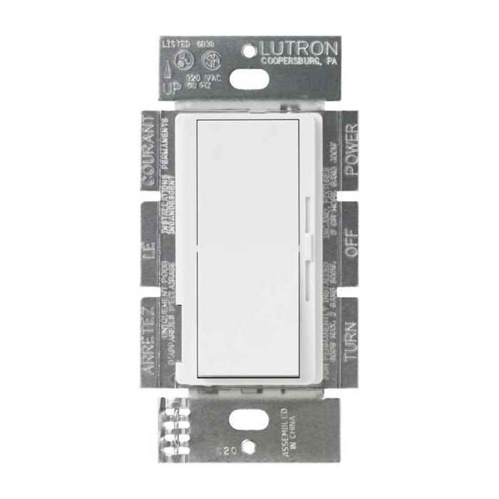 Lutron Diva DVF-103P-WH Fluorescent Dimmer - White