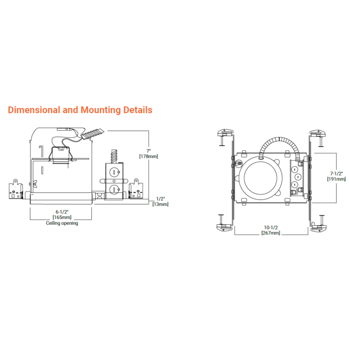 Halo E7ICAT 6" Traditional New Construction Housing