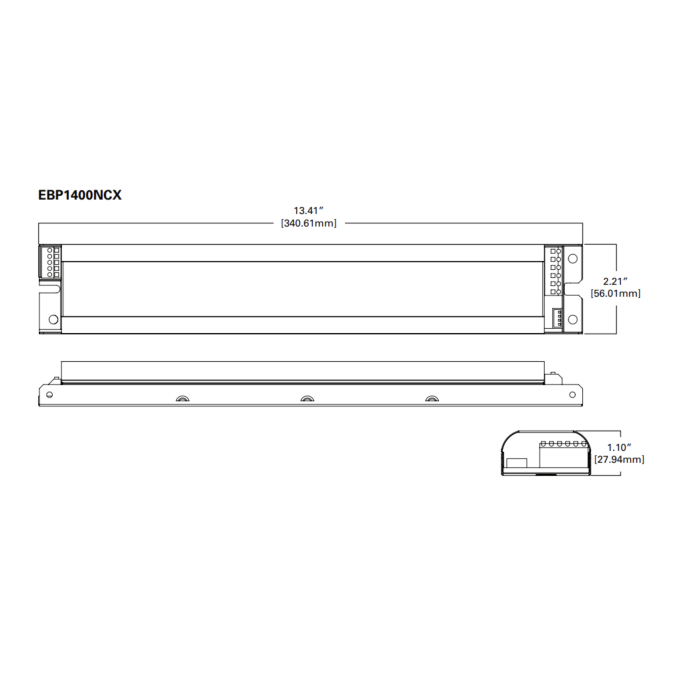 Sure-Lites EBP1400 Emergency Battery Pack for Fluorescent Lamps, 1400 lumens