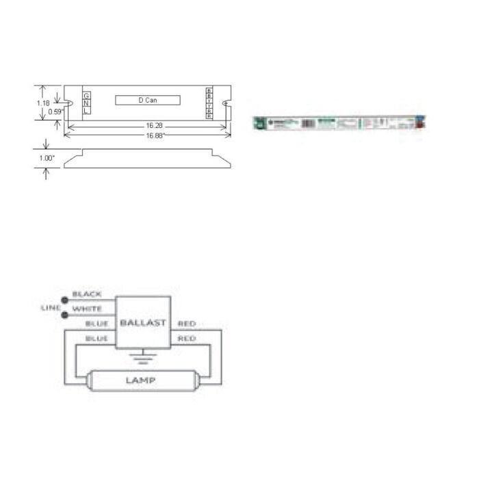 GE UltraStart GE180MVPS-D - 72280 T5H0 Programmed Start Ballast