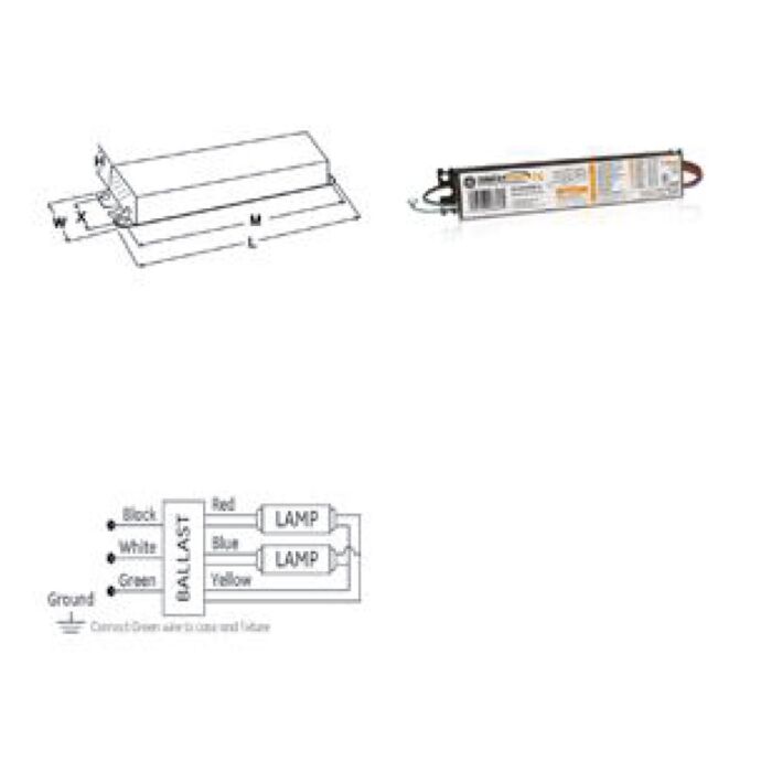GE UltraStart GE228MVPSH-A - 99653 T5 Programmed Start Ballast 