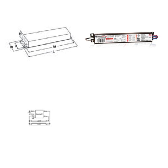 GE UltraMax GE232MAX-N/ULTRA - 72266 T8 Fluorescent Ballast