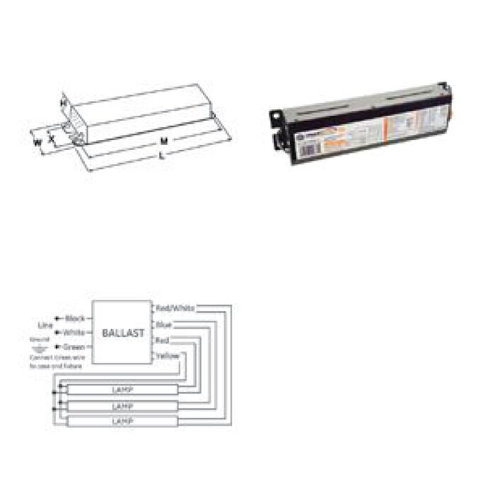 GE UltraStart GE-332-MVPS-H - 29676 T8 Fluorescent Ballast - *DISCONTINUED*