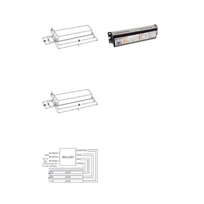 GE UltraStart GE332-MVPS-L - 96721 T8 Fluorescent Ballast - *Limited Qty Available