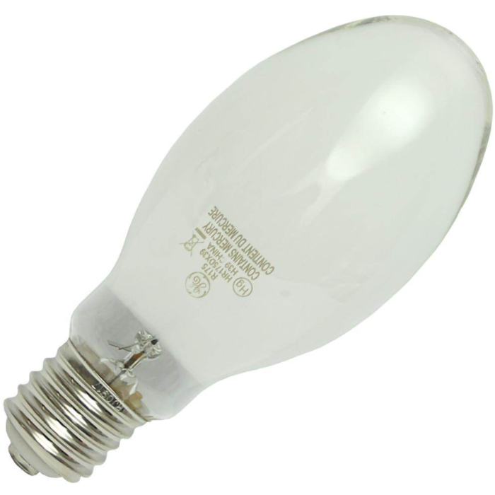 GE 24062 - HR175DX39 - 175 Watt Mercury Vapor Bulb - ED28