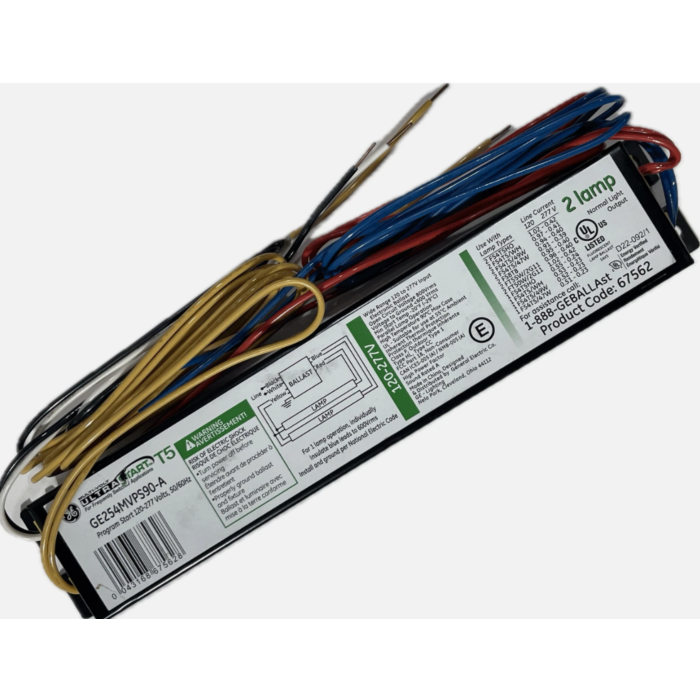 GE UltraStart GE254MVPS90-A  (replaced GE254MVPS-A) - 67562 - T5HO Programmed Start Ballast