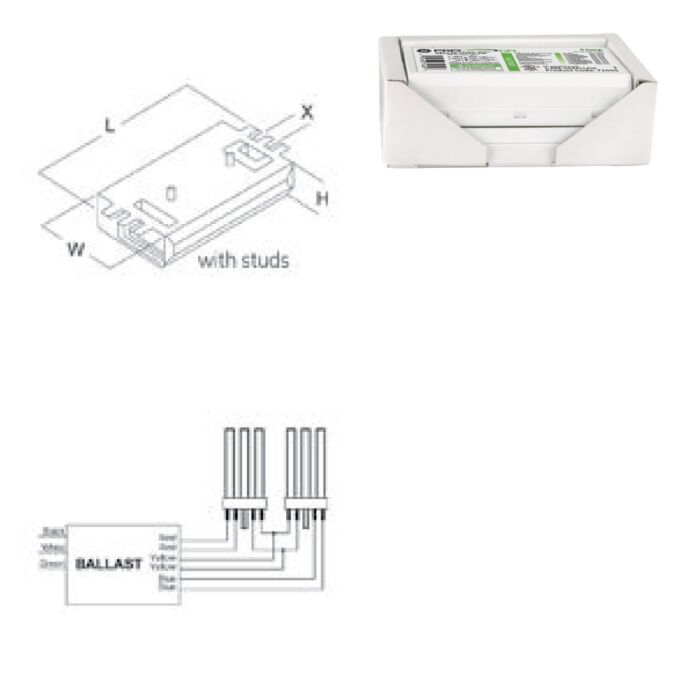 GE ProLine GEC218-MVPS-3W - 71434 (63093) Compact Fluorescent Ballast