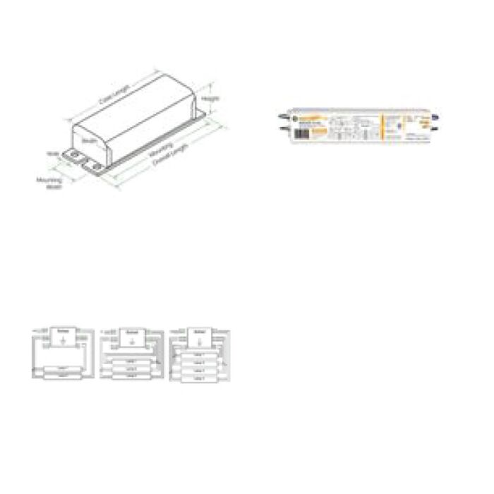GE Survivor GESB-0620-24-IP - 72104 T12 Magnetic Sign Ballast
