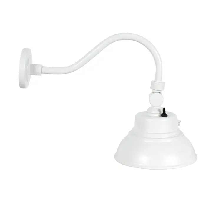Westgate GNB-25W-MCT-WH-P - 3CCT Gooseneck Barn Light 25W White
