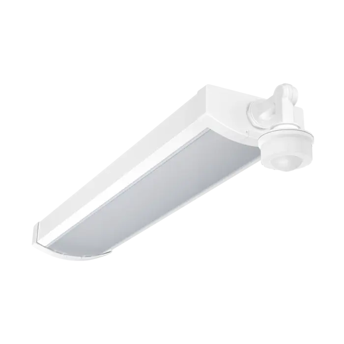 RAB Lighting GUS17-2/PIR/E - 25/20/15W - 3500K/4000K/5000K CCT Adjustable - White - 120-277V - Field-Adjustable Wrap - Passive Infrared Sensor w/ Battery Backup