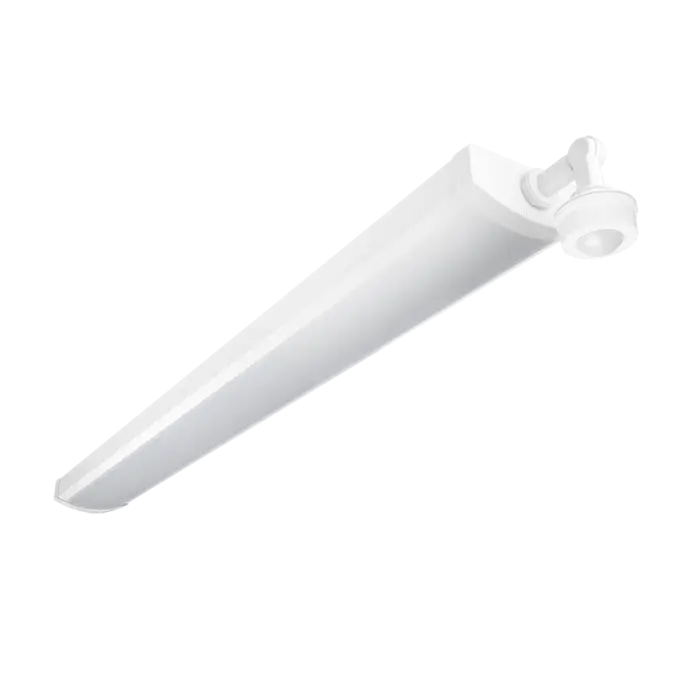 RAB Lighting GUS17-4/PIR/E - 50/40/30W - 3500K/4000K/5000K CCT Adjustable - White - 120-277V - Field-Adjustable Wrap - Passive Infrared Sensor w/ Battery Backup