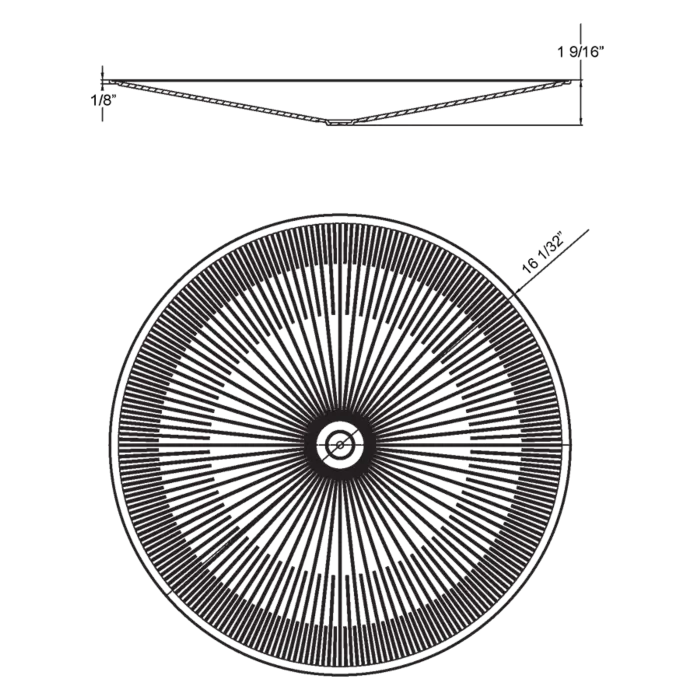 RAB Lighting H17 Drop Lens