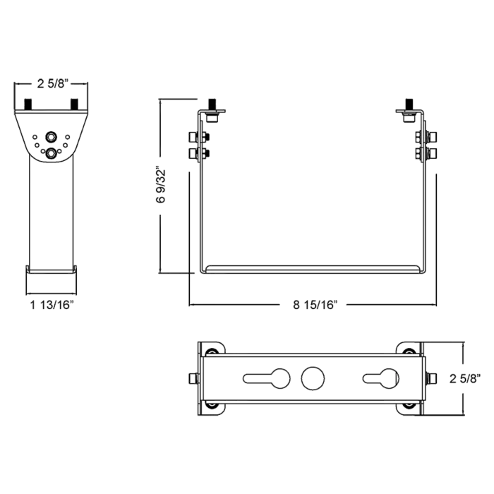 RAB Lighting H17 Yoke Surface Mount Kit