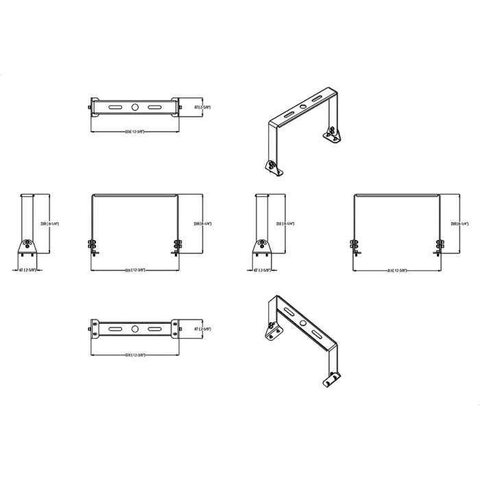 RAB Lighting H17 Surface Mount Kit with Adaptor