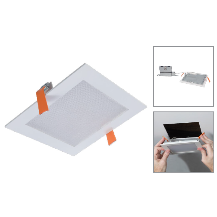 Halo HLB4S069FSE010MWR 4" Downlight, Square, 0-10V, CCT