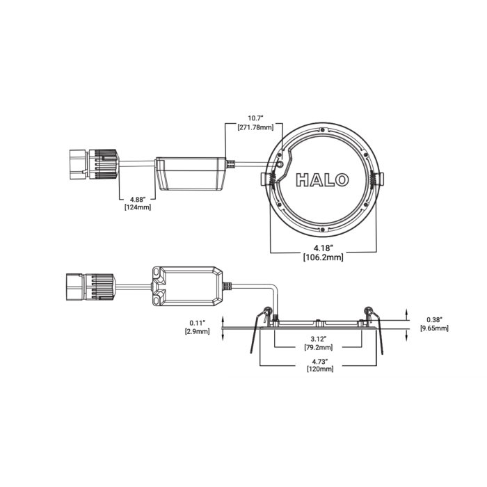 Halo HLBQL4069FSE010 (1) 4" HLBQL Fixture* (Commercial)