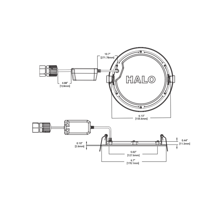 Halo HLBQL6099FS1E (1) 6" HLBQL Fixture*
