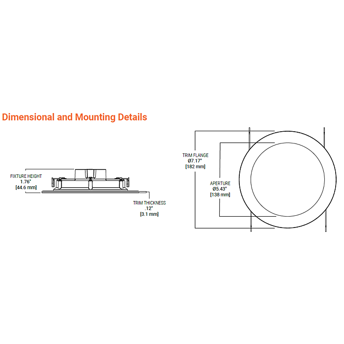 Halo HLBT609FS5 6" Slim LED Trim Downlight