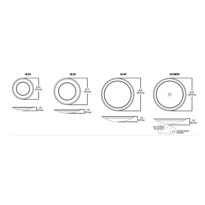 Halo HLS9129401EWH 9" Disc Light