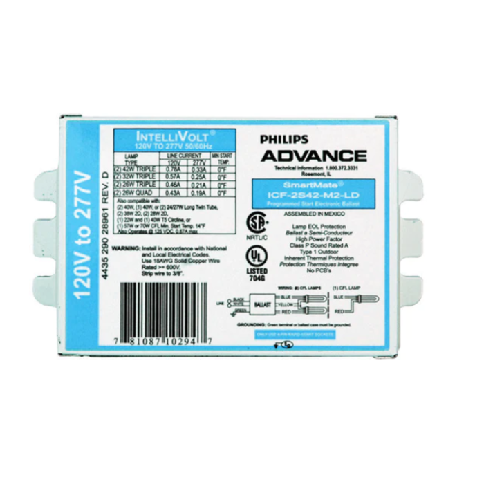 Advance SmartMate ICF-2S42-M2-LD Electronic Compact Fluorescent (CFL) Ballast (NON-Kit)