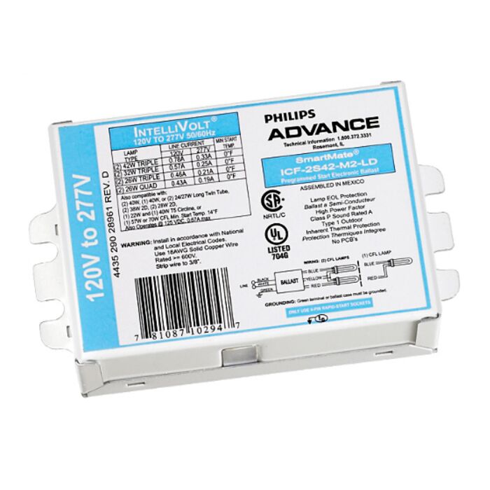 Advance Smartmate ICF-2S18-M1-BS 4 Pin CFL Electronic Ballast