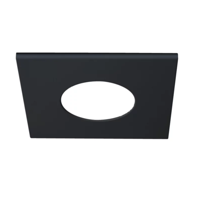 Halo JBD4STRMMB 4" Square Flat Trim in Matte Black