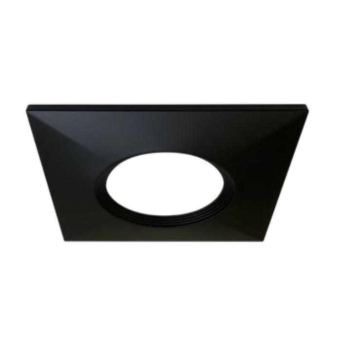 Halo JBD4STRMMBB 4" Square Baffle Trim in Matte Black