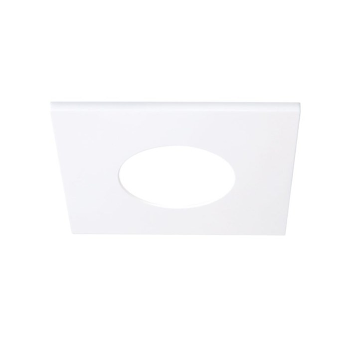 Halo JBD4STRMMW 4" Square Flat Trim in Matte White
