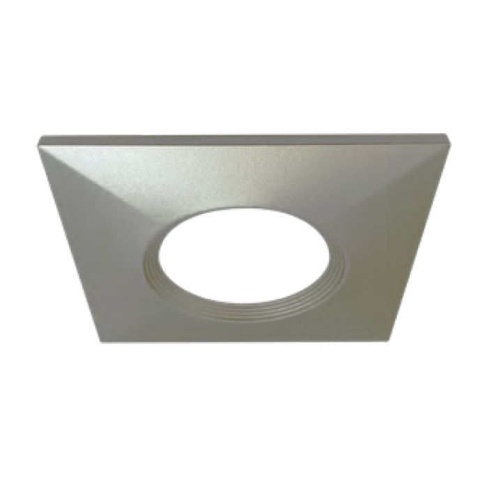 Halo JBD4STRMSNB 4" Square Baffle Trim in Satin Nickel