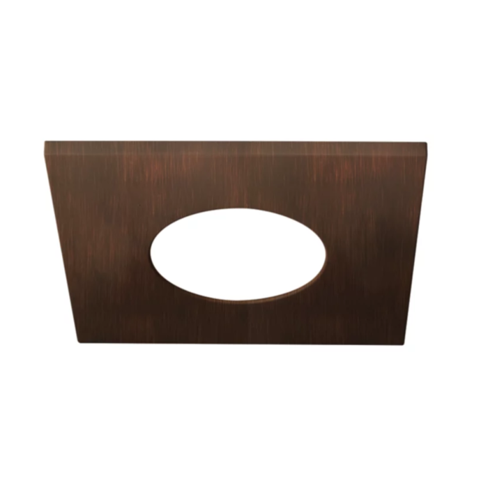 Halo JBD4STRMTBZ 4" Square Flat Trim in Tuscan Bronze