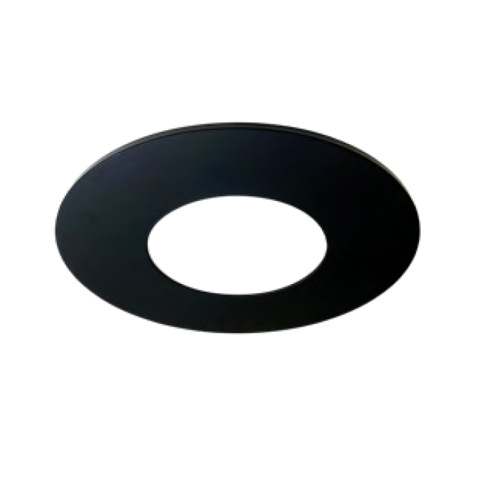 Halo JBD4TRMMB 4" Round Flat Trim in Matte Black